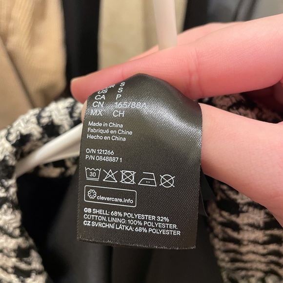 H&M houndstooth blazer - Picture 3 of 4